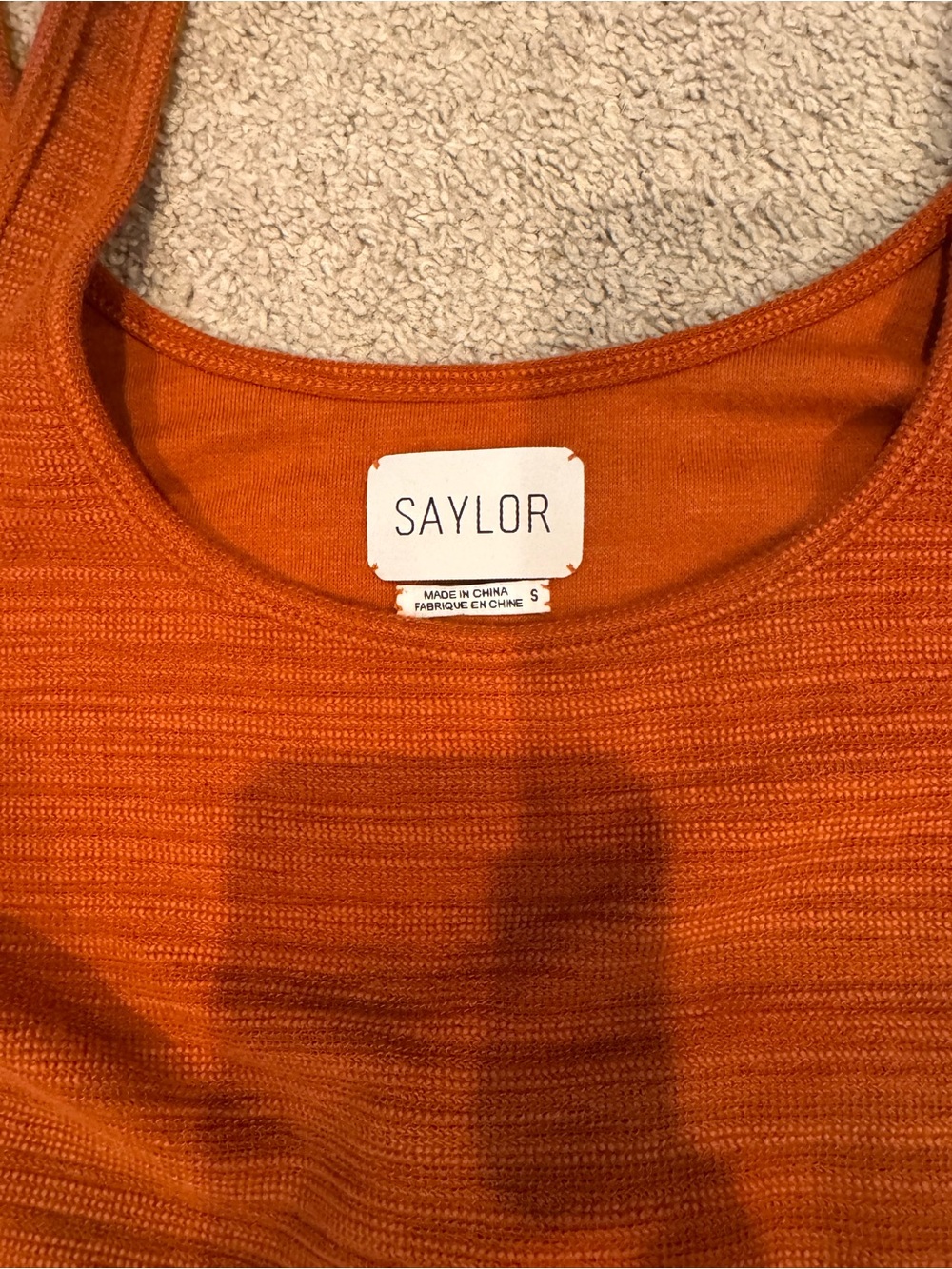 Saylor Two-Piece Rust Fringe Crop Top & Skirt Set - Picture 2 of 5